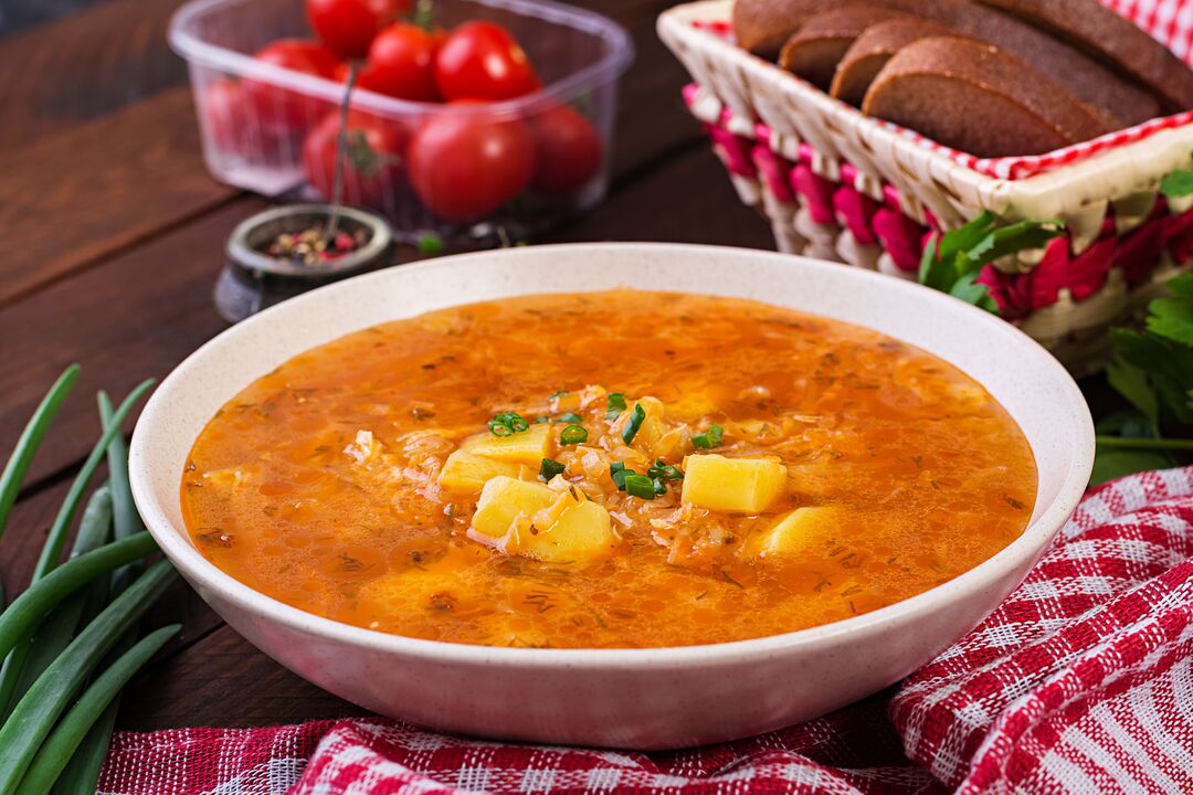 Kilo kaybı için lahana çorbası