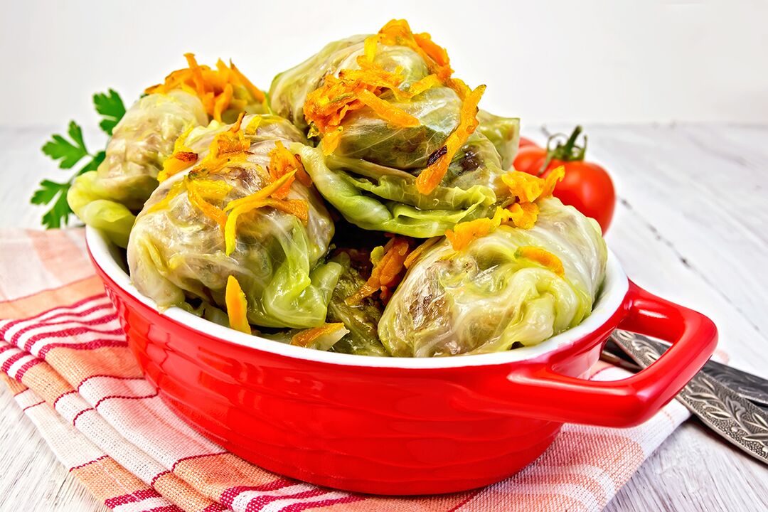 kilo kaybı için lahana ruloları